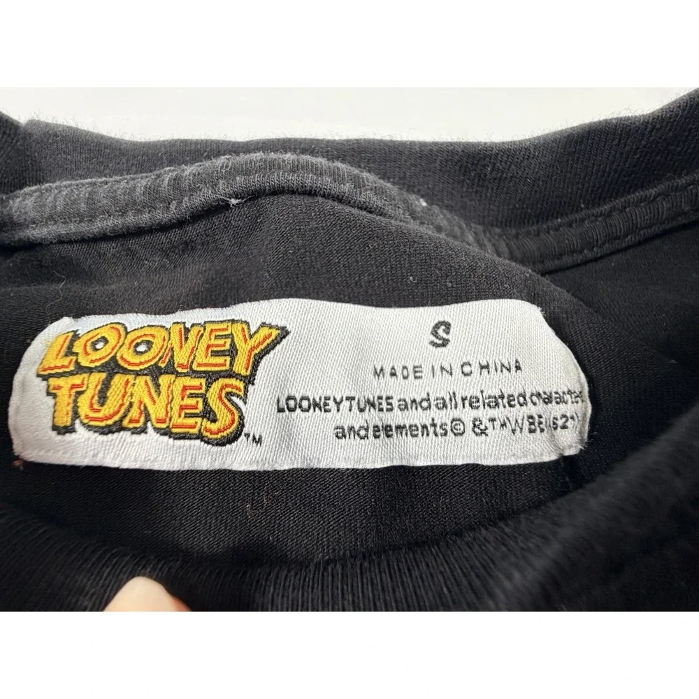 Looney Tunes Bugs Bunny Graphic Tee Retro Y2K Style Embroidery Cartoon Nostalgia